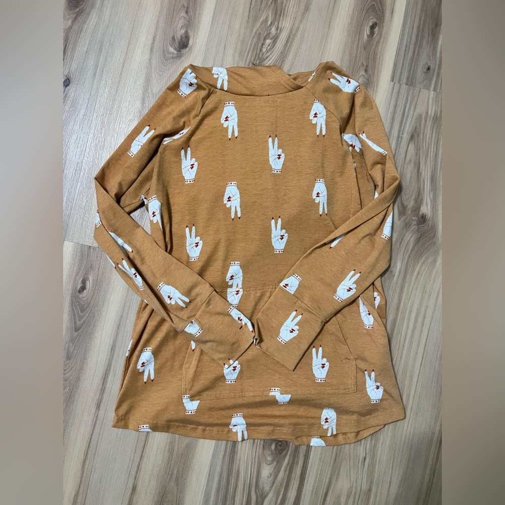 LuluRoe hooded long sleeve